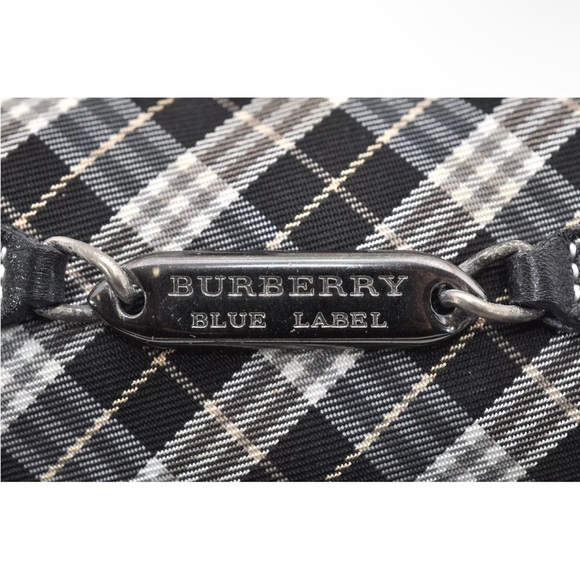 Burberry Blue Label Japan Exclusive Black Check Handbag EUC - Picture 11 of 17